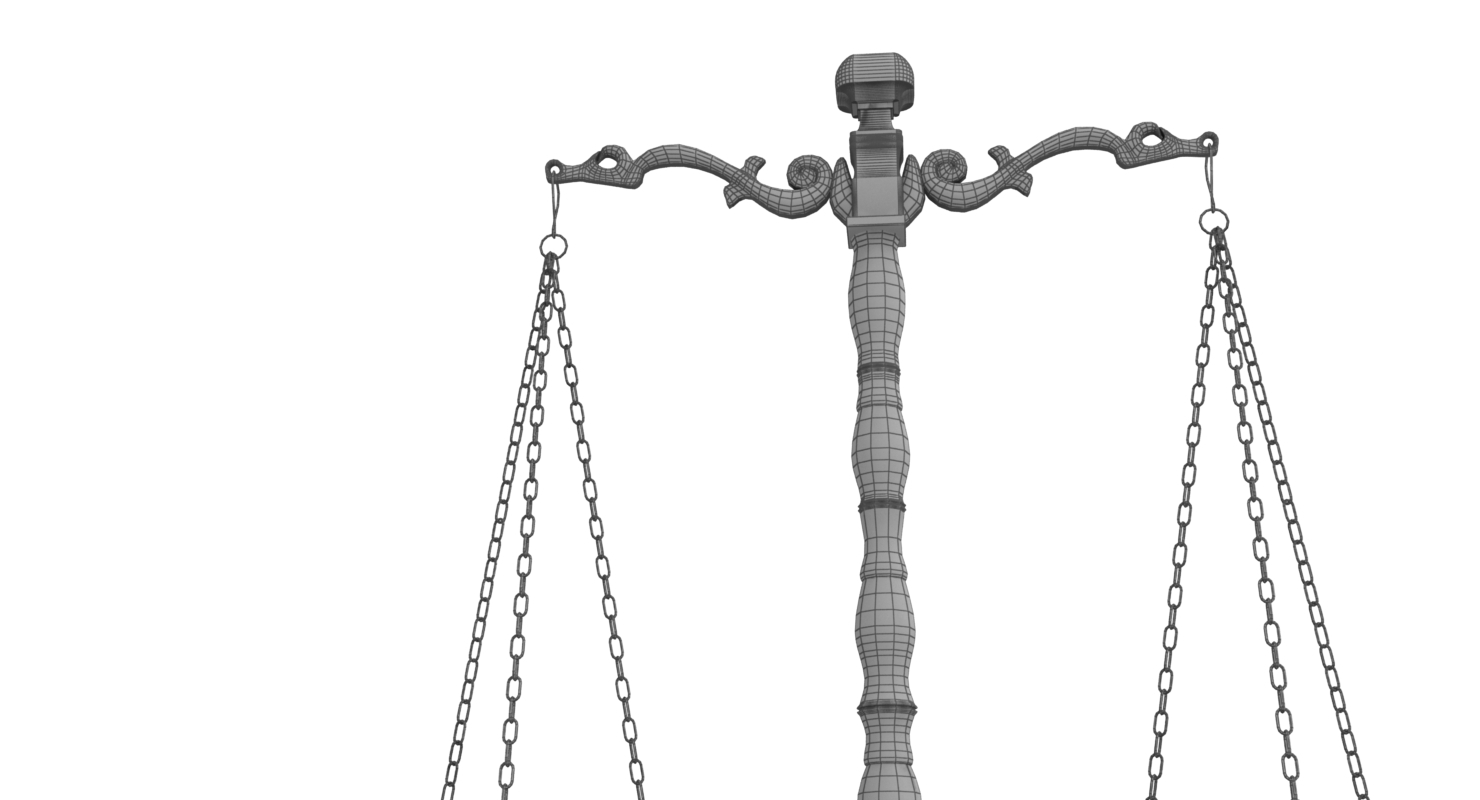 3D scales justice model TurboSquid 1370103