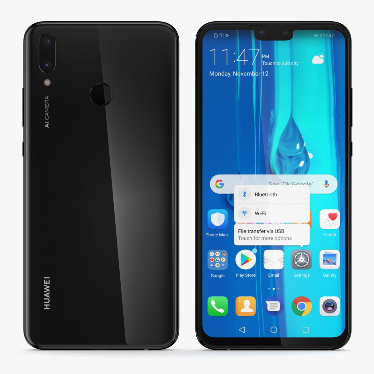 Замена дисплея huawei y9 2019