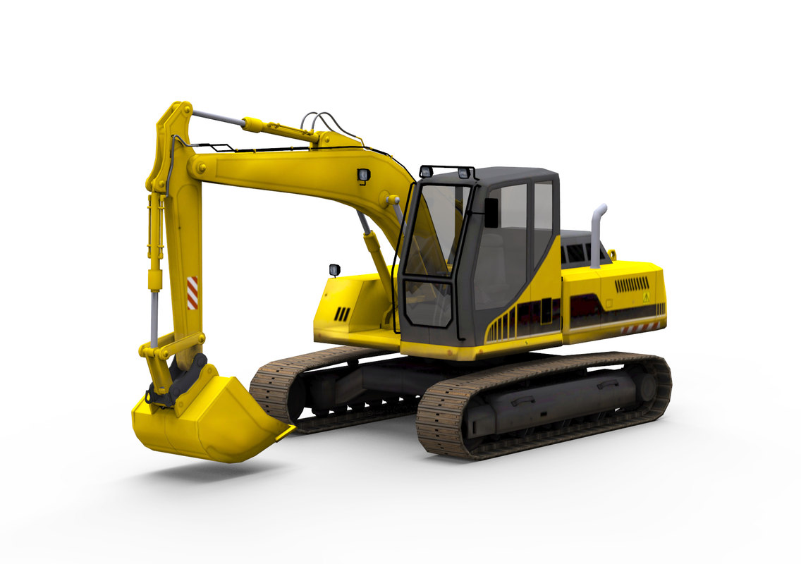 3D excavator digger industrial model - TurboSquid 1370197