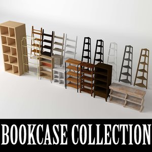 bookcase book 3D model