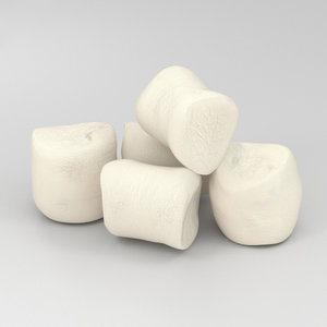 marshmallow sweet candy 3D