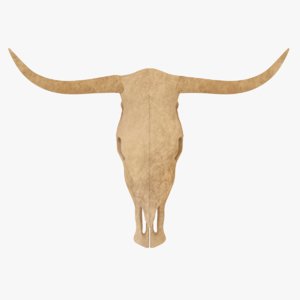 3D model cow head
