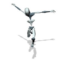 Hero Falling drop kneel idle