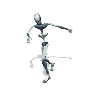 Hero run skip jump step