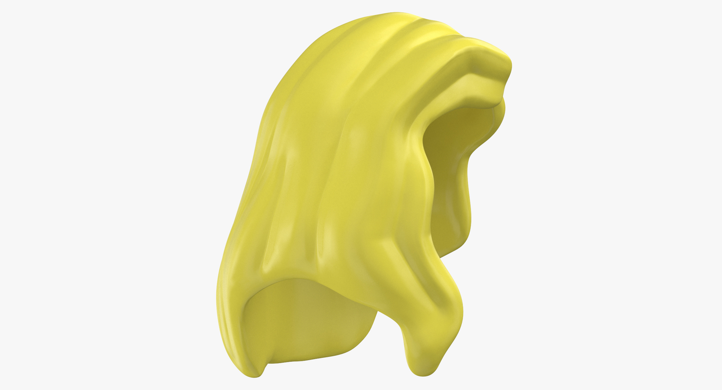 Cabelo Lego 02 Loiro Modelo 3D - TurboSquid 1367129
