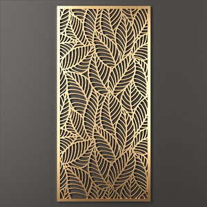 Decorative gypsum panel 3D model - TurboSquid 1534528