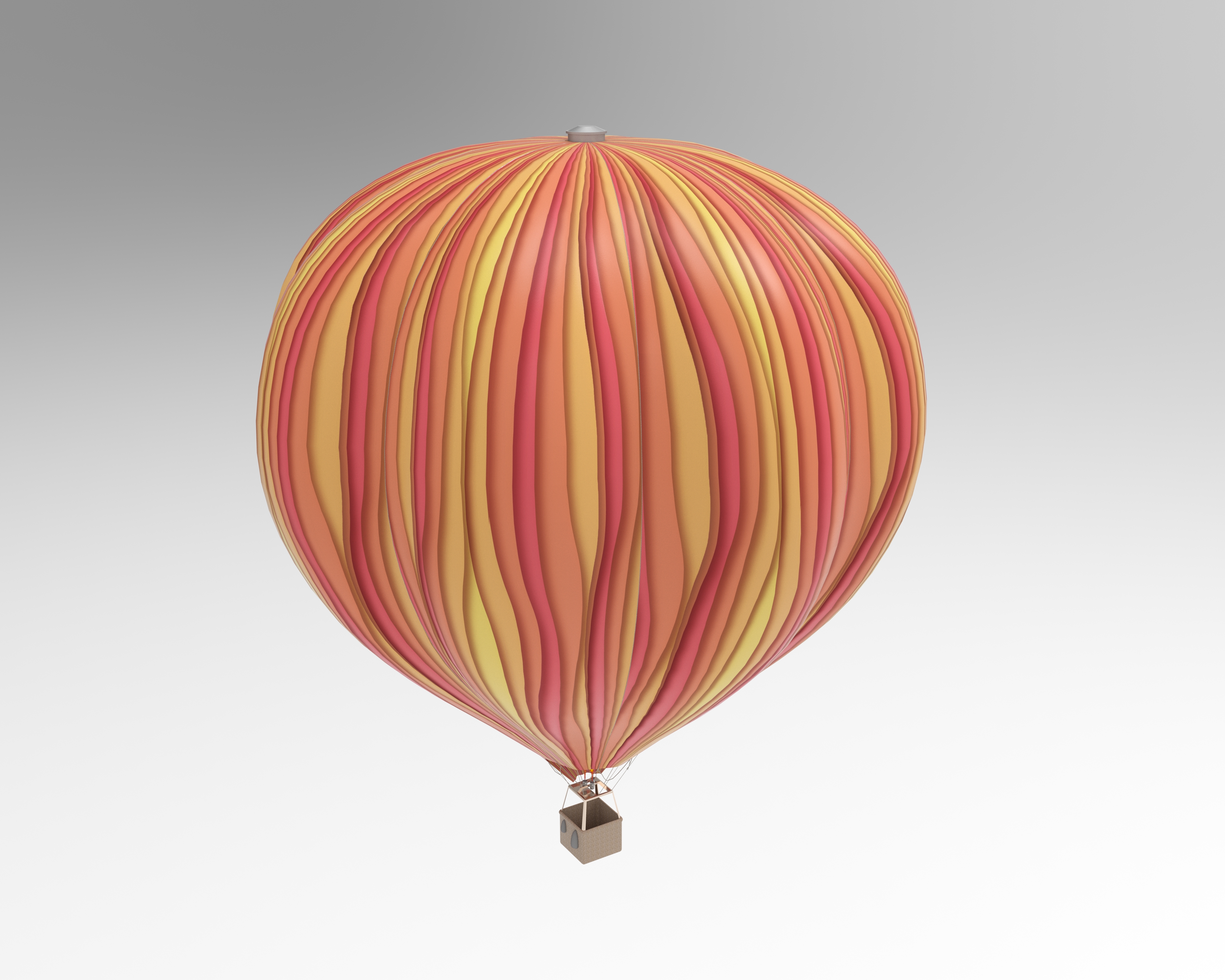 热气球(1)3d模型