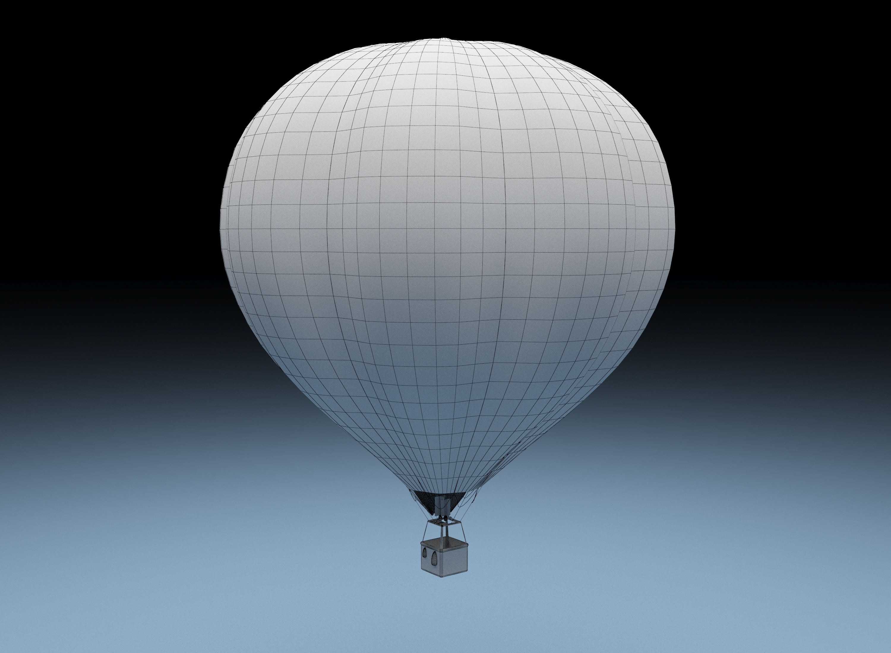 热气球(1)3d模型