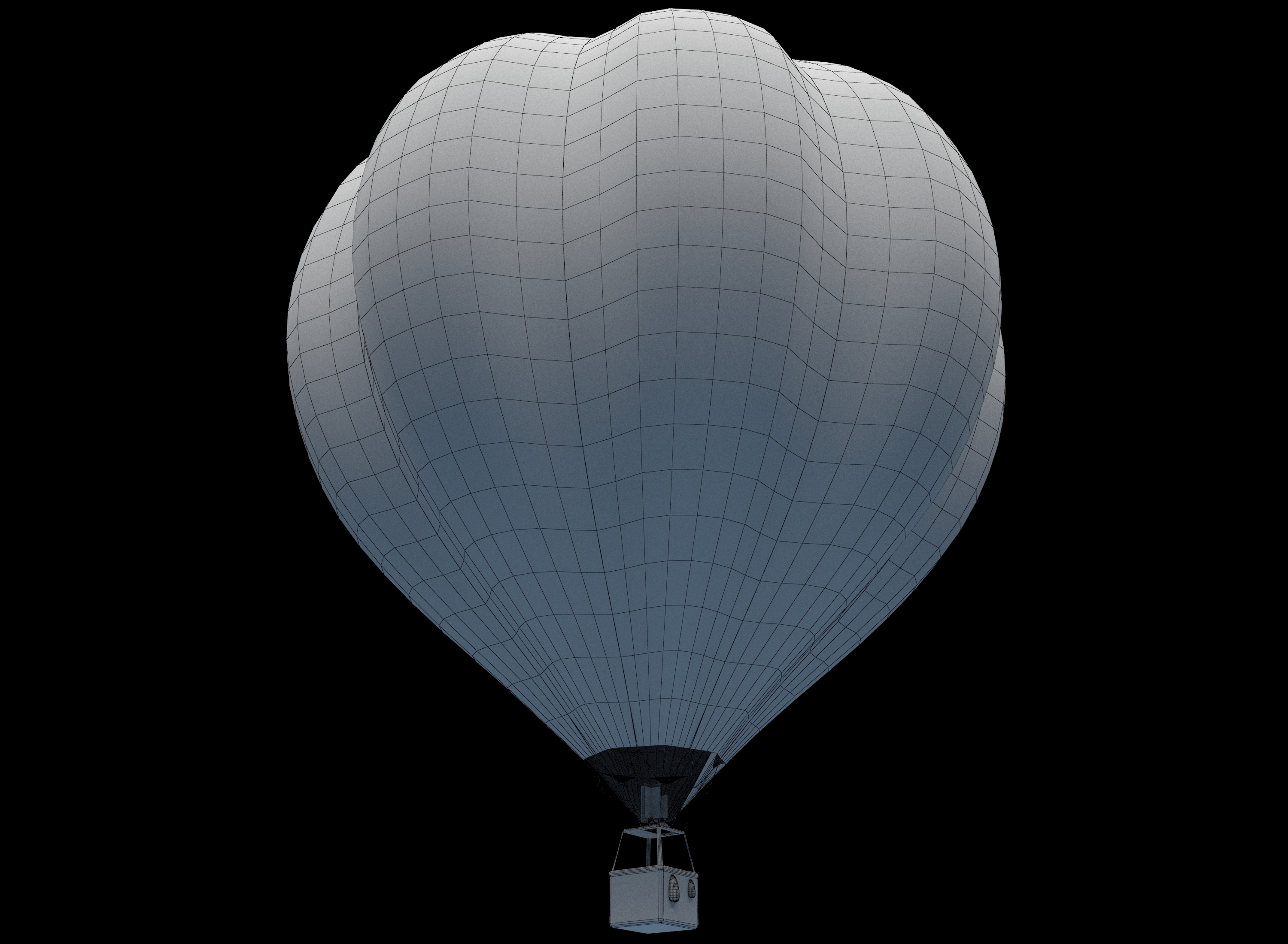 热气球(1)3d模型