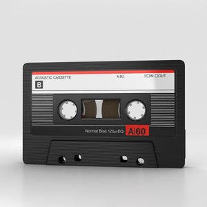 3D cassette model