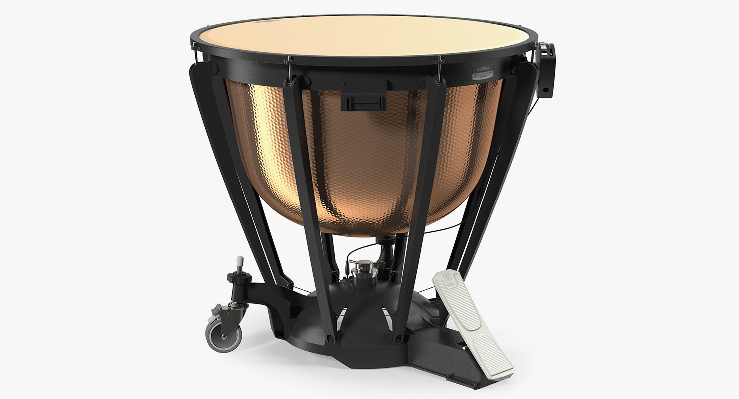 3D timpani yamaha TurboSquid 1370767