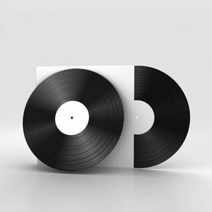 vinyl record 3D