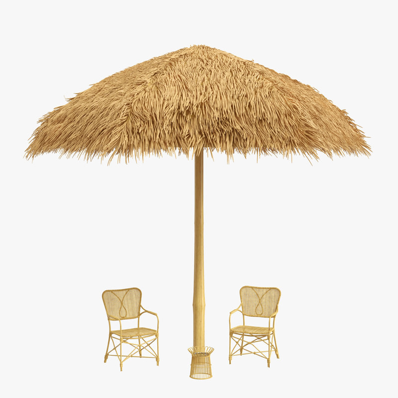 Sunshade Canopy Chairs Beach Sand Model Turbosquid 1371334 Sunshade Canopy Chairs Beach Sand Model