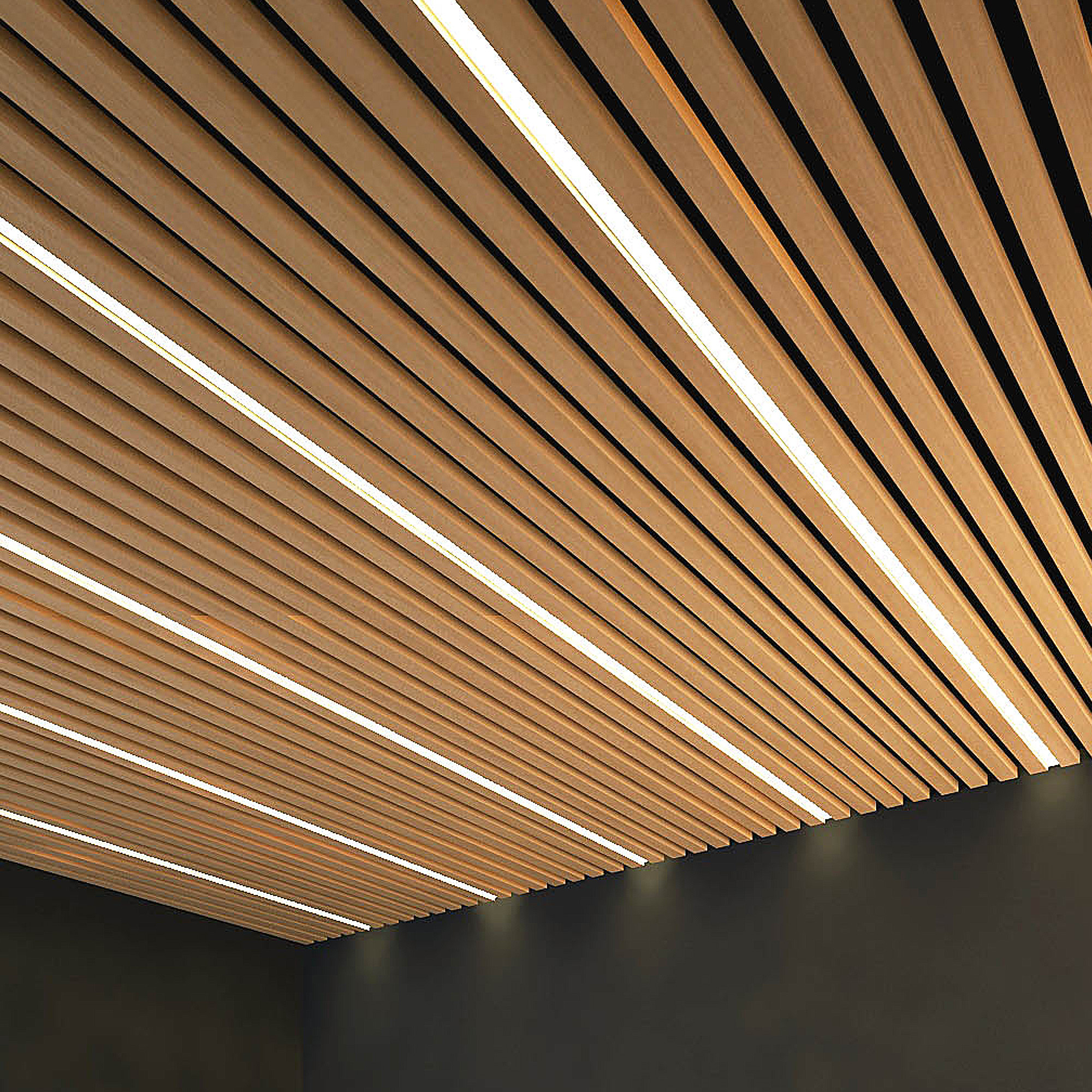 木制天花板83d模型