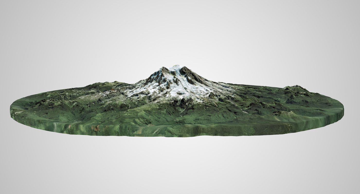 Mount rainier 3D model TurboSquid 1371500