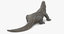 komodo dragon standing pose 3D model