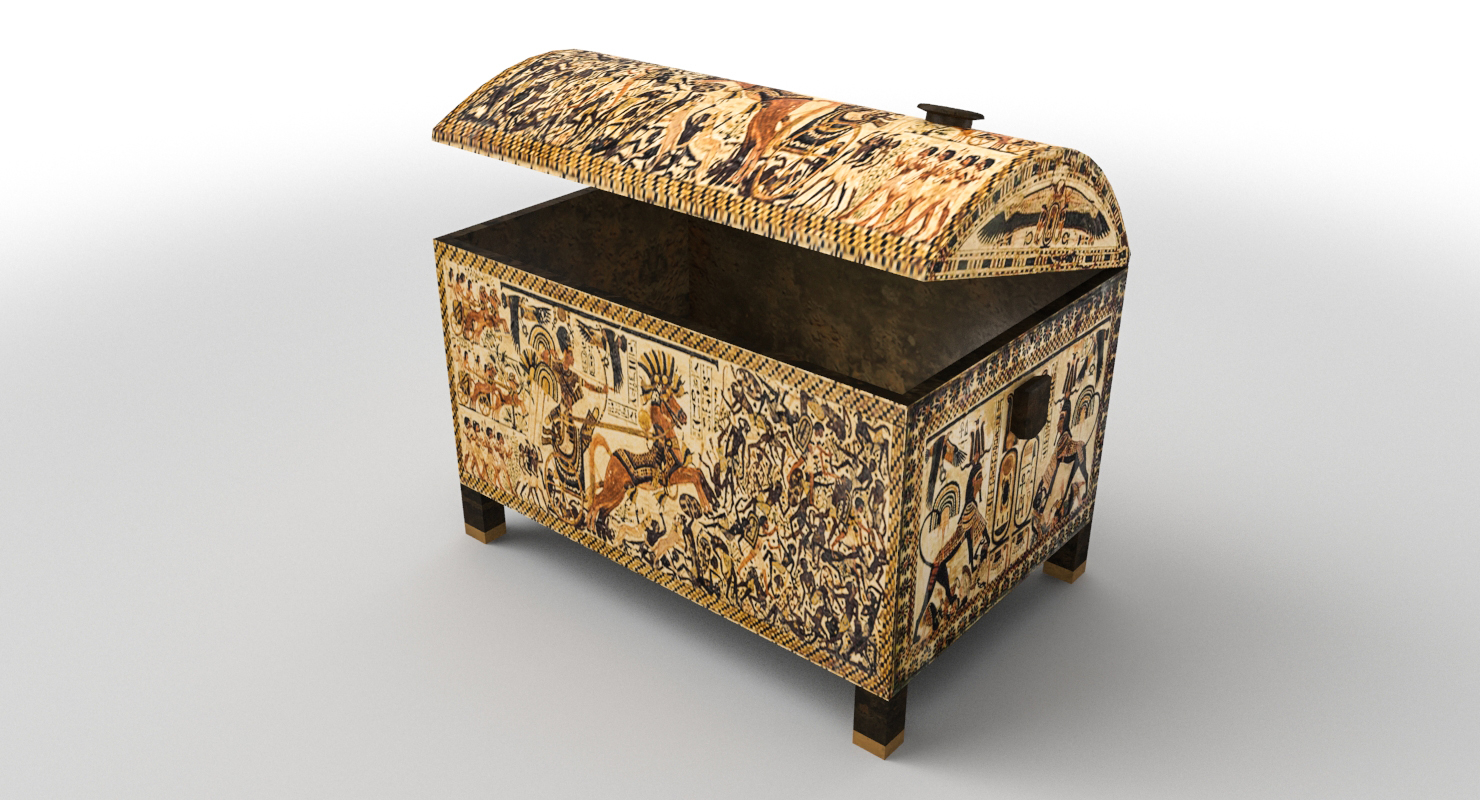 3D ancient egyptian box TurboSquid 1371805