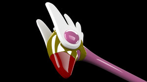 3D scepter sakura