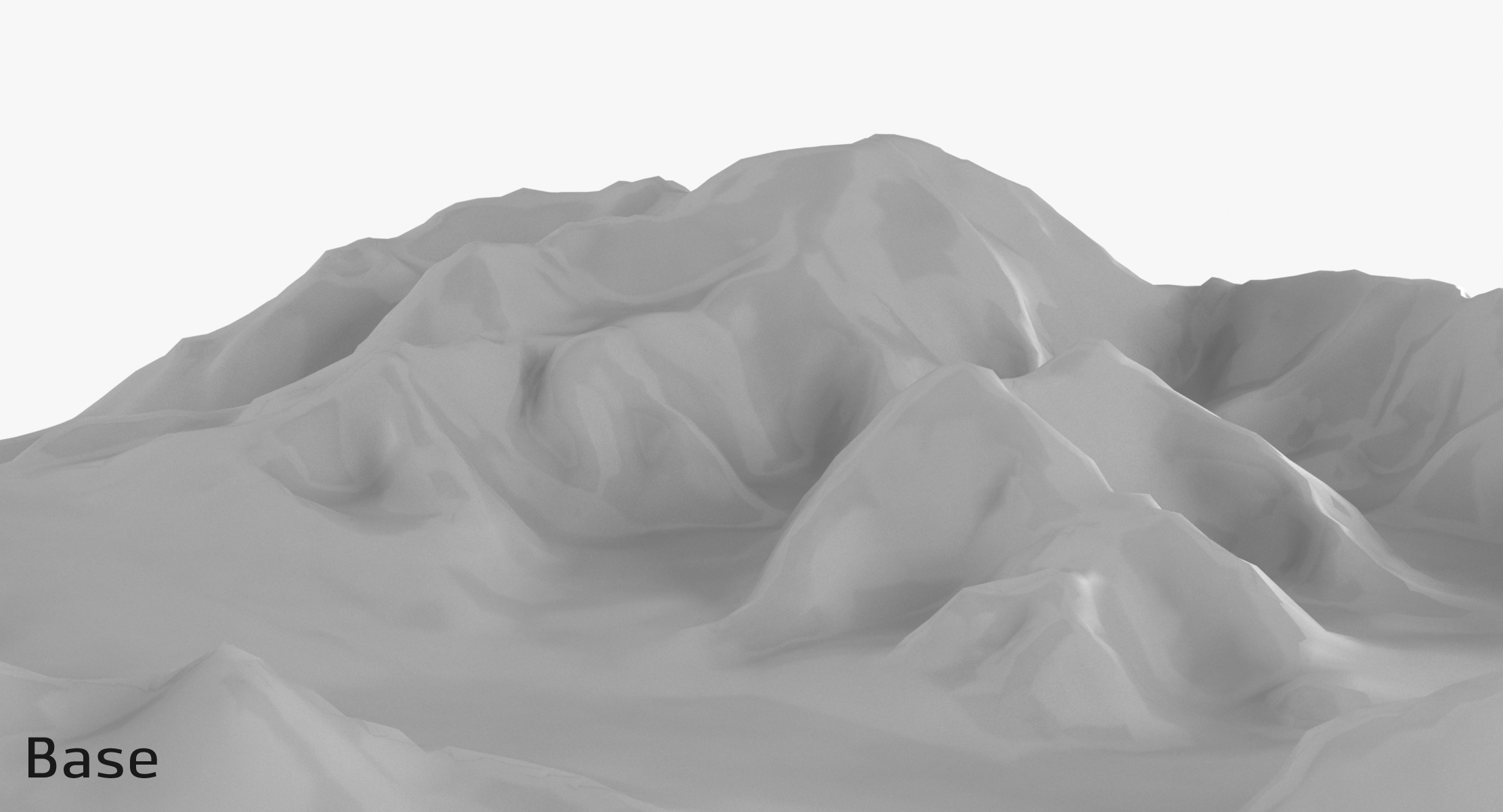 德纳利山3d模型