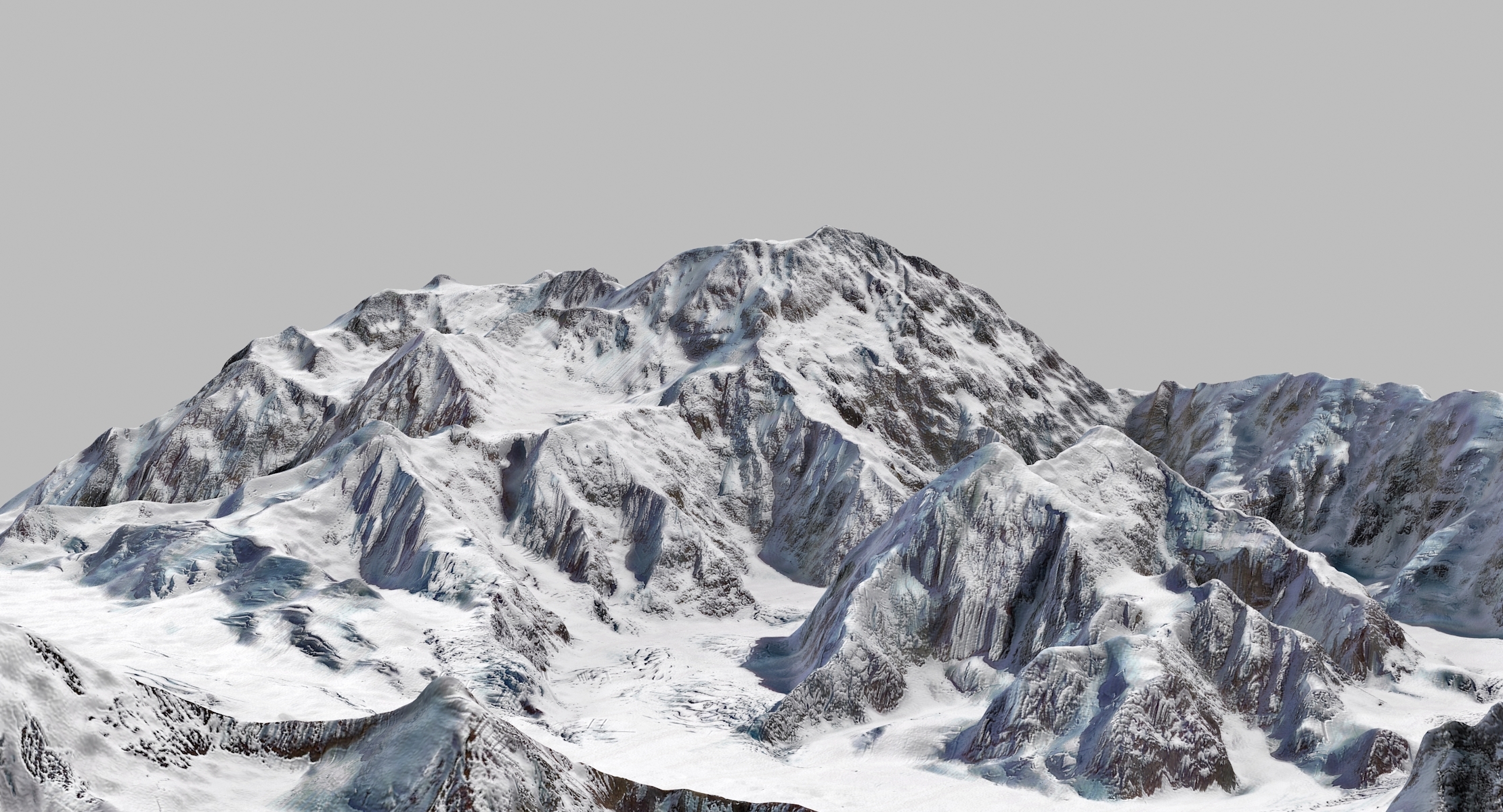 德纳利山3d模型