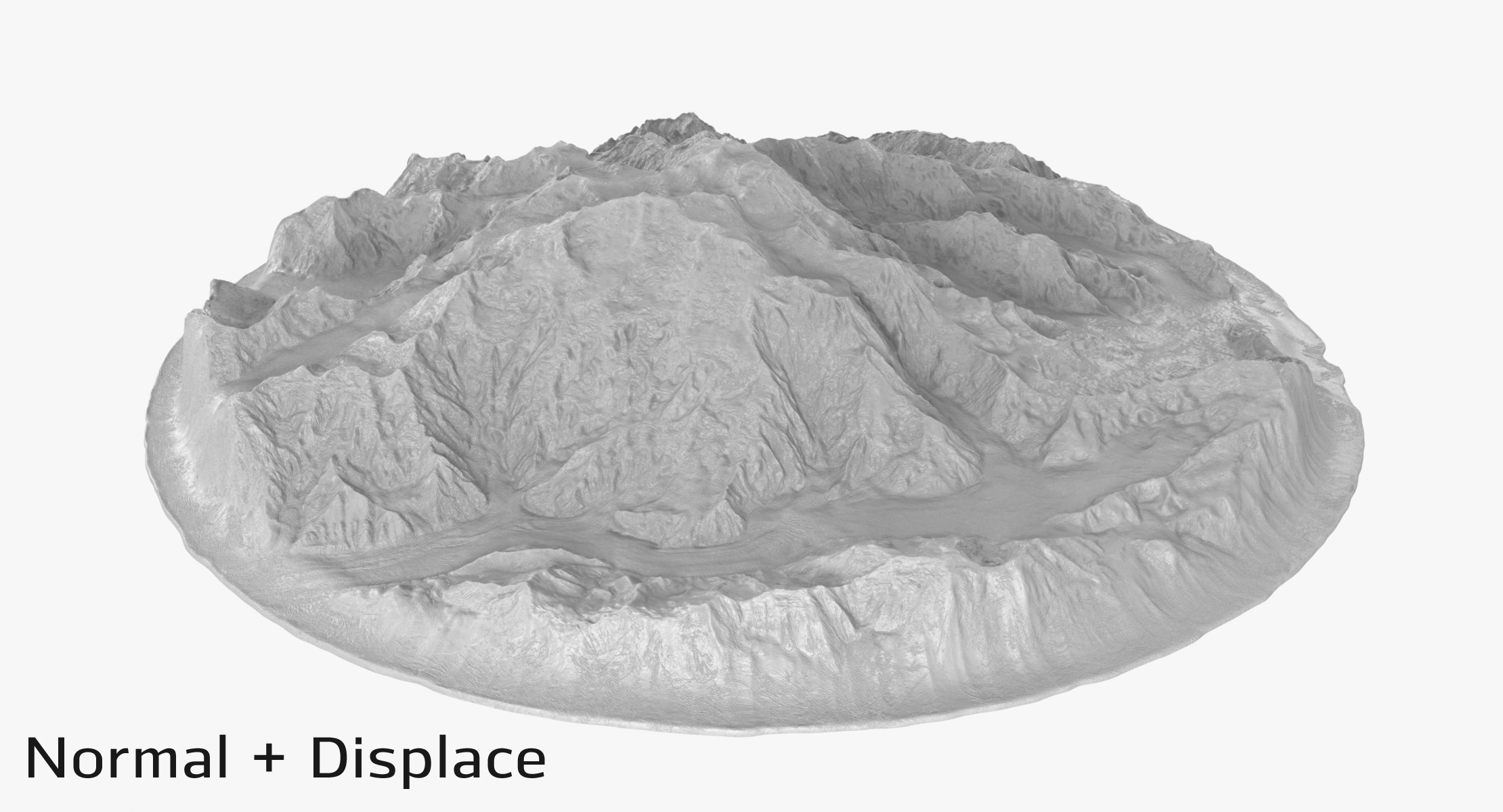 德纳利山3d模型