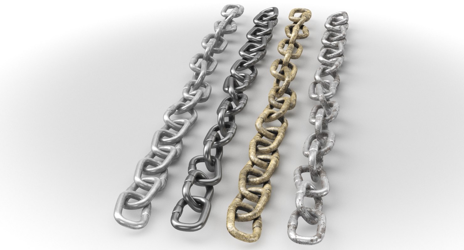 Real chains 3D model - TurboSquid 1372038