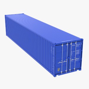 3D model 40ft shipping container