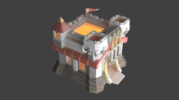 Town Hall Level 11 3d Model Turbosquid