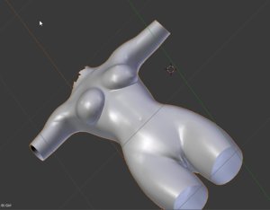 adult woman nude mesh 3D model