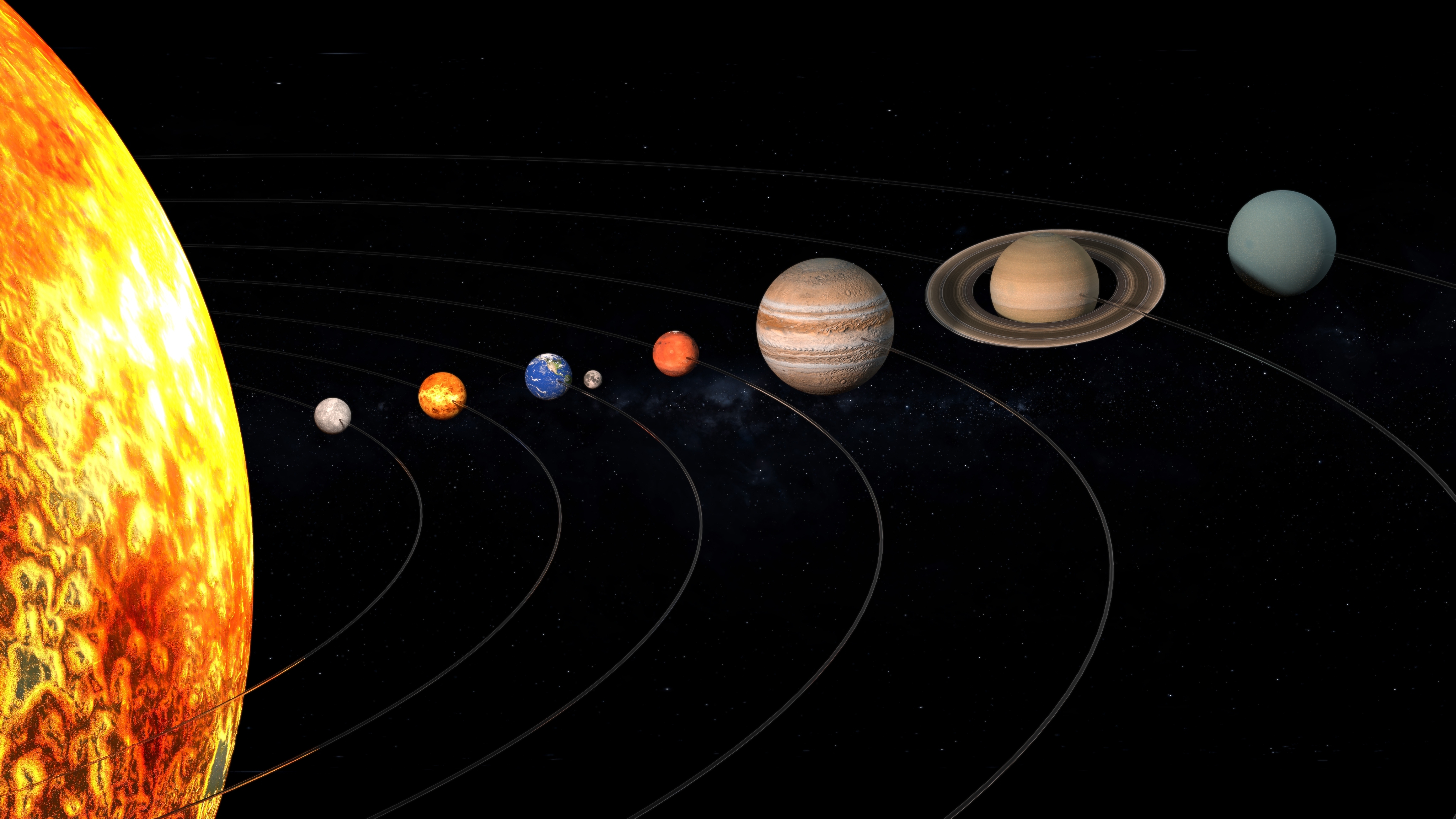 八大行星照片 全景图图片