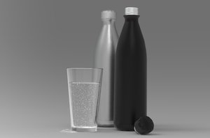 bottle chilly beverages 3D model