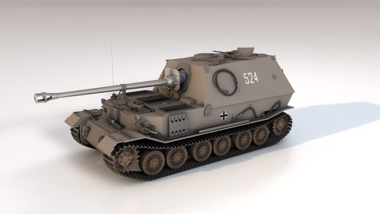 3D military tank sd kfz model - TurboSquid 1372326