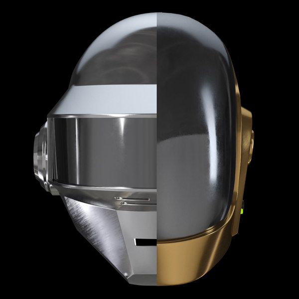 3d Daft Punk Helmets Turbosquid 1368753 - daft punk helment 2 texture roblox
