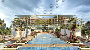 3D hotel mangrove forest