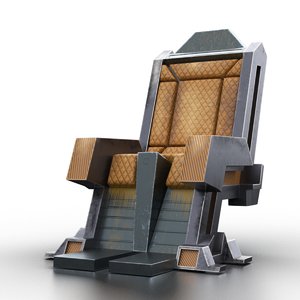 seat cockpit 3D model