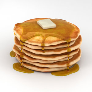 pancakes 3D model