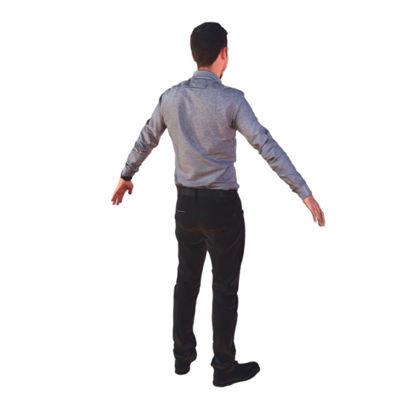 3D scanned pose t-pose a-pose model - TurboSquid 1372738