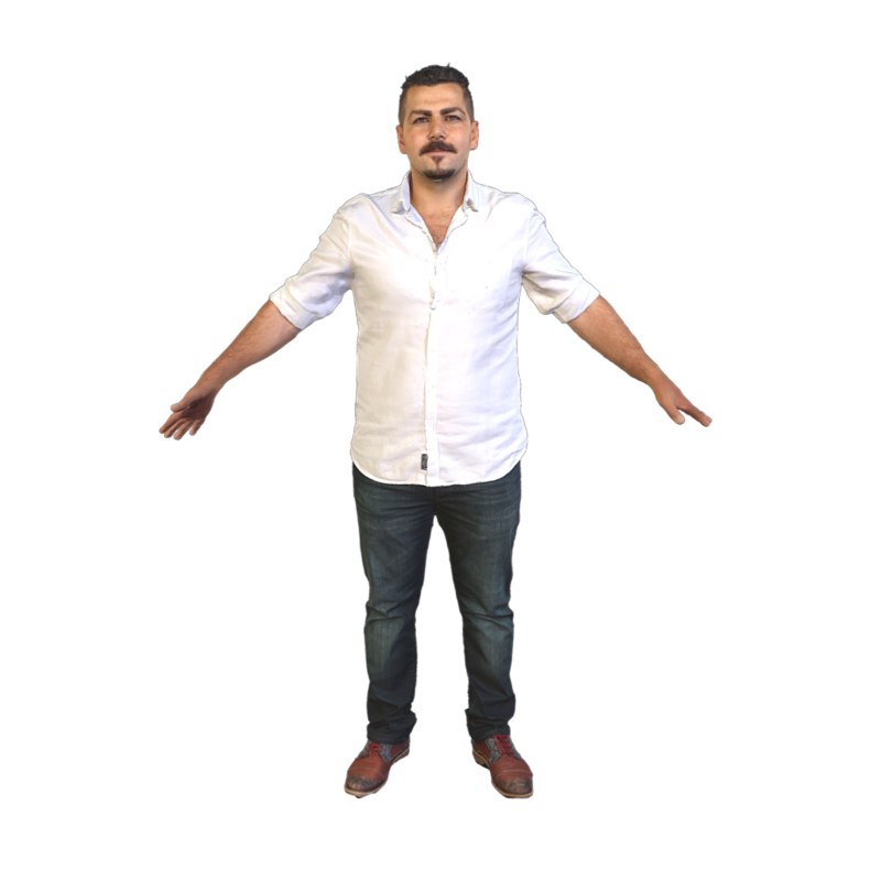 Scanned pose t-pose a-pose 3D model - TurboSquid 1372742