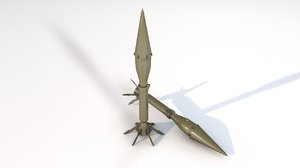 antitank rocket 3D model