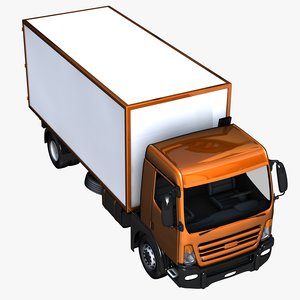 3D generic box truck