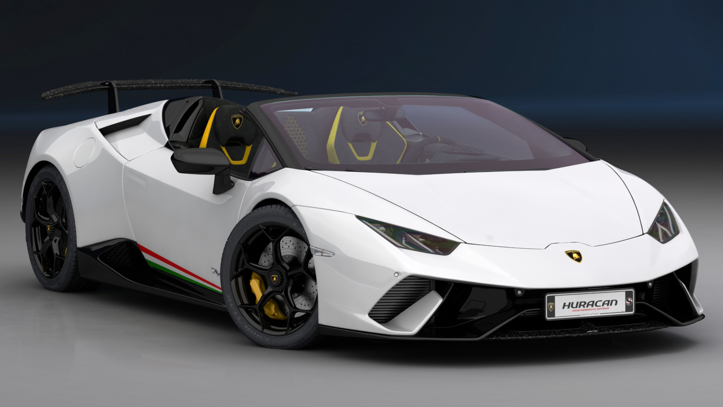 Lamborghini Huracan Performante Spyder 2019 Low Interior