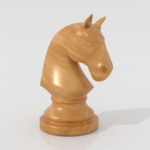 3D horse chess model