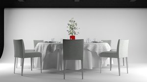 3D wedding table