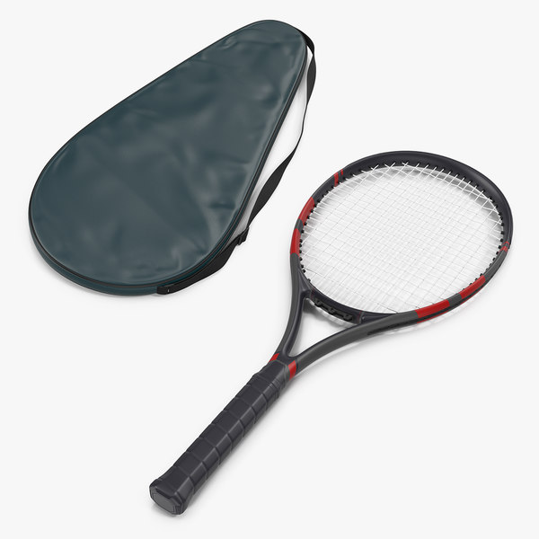 tennis racket and bag