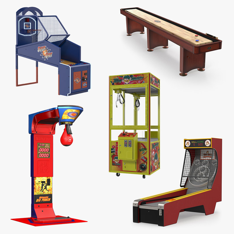 Arcade games 3 3D model - TurboSquid 1373368