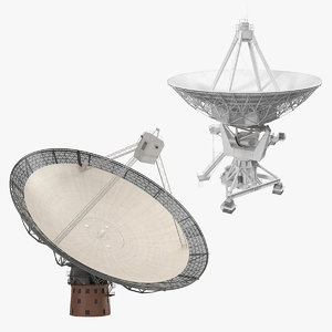 3D model radio telescopes