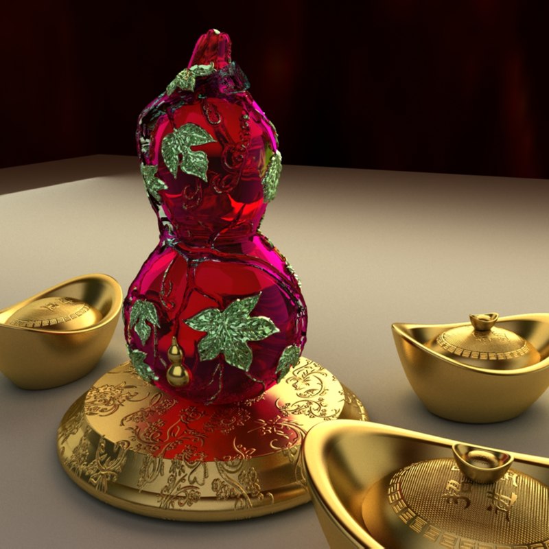 Chinese Gourd Yuanbao 3d Model Turbosquid 1373227 Chinese Gourd Yuanbao 3d Model Turbosquid 1373227