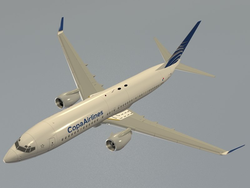 3D 3D Studio BOEING 737 737 800