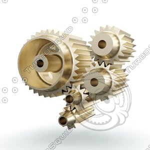 gears cogs 3D model