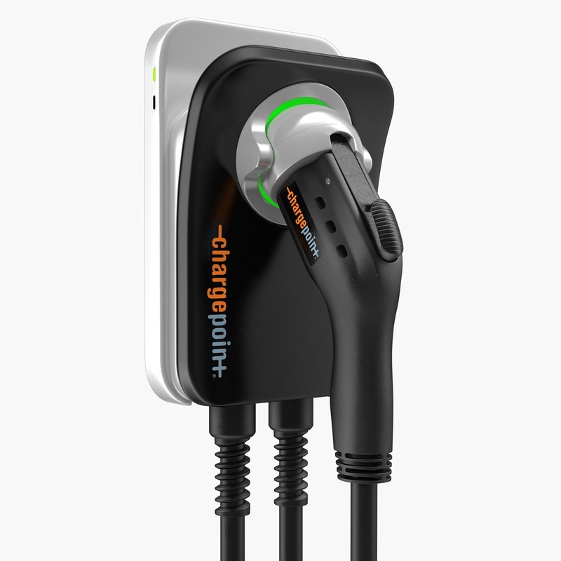 Chargepoint electric car charging 3D model - TurboSquid 1373851